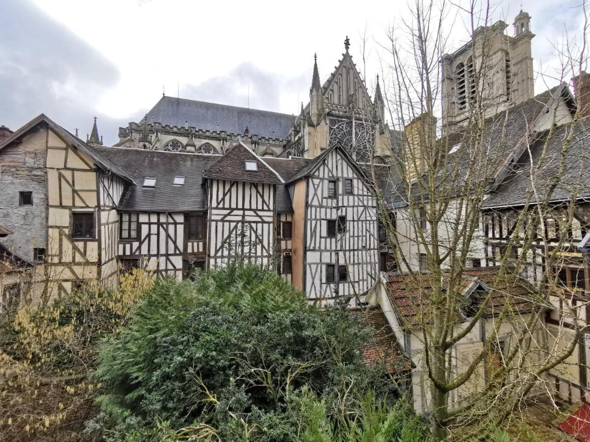 Les Cieux De La Cathedrale - Calme - Jardin - Wifi Lejlighed Troyes Eksteriør billede