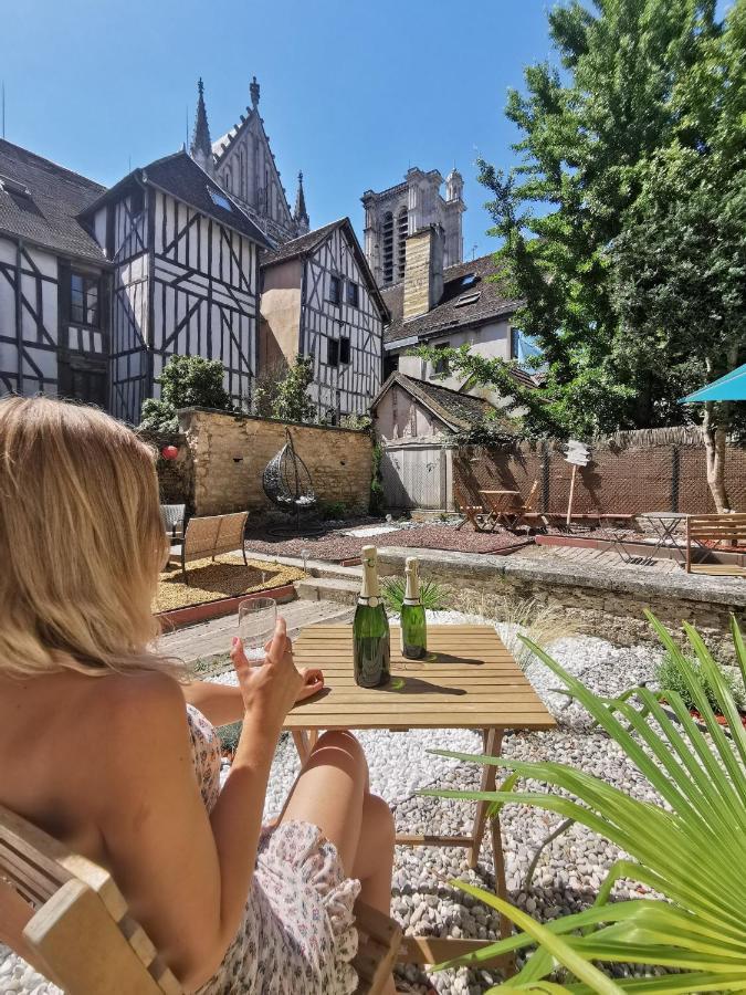 Les Cieux De La Cathedrale - Calme - Jardin - Wifi Lejlighed Troyes Eksteriør billede