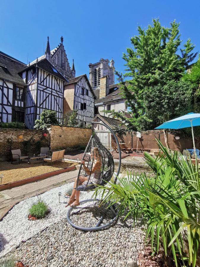 Les Cieux De La Cathedrale - Calme - Jardin - Wifi Lejlighed Troyes Eksteriør billede